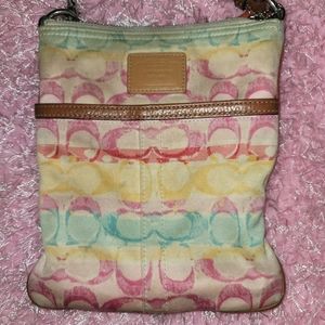 Pre-Loved Colorful Coach Crossbody